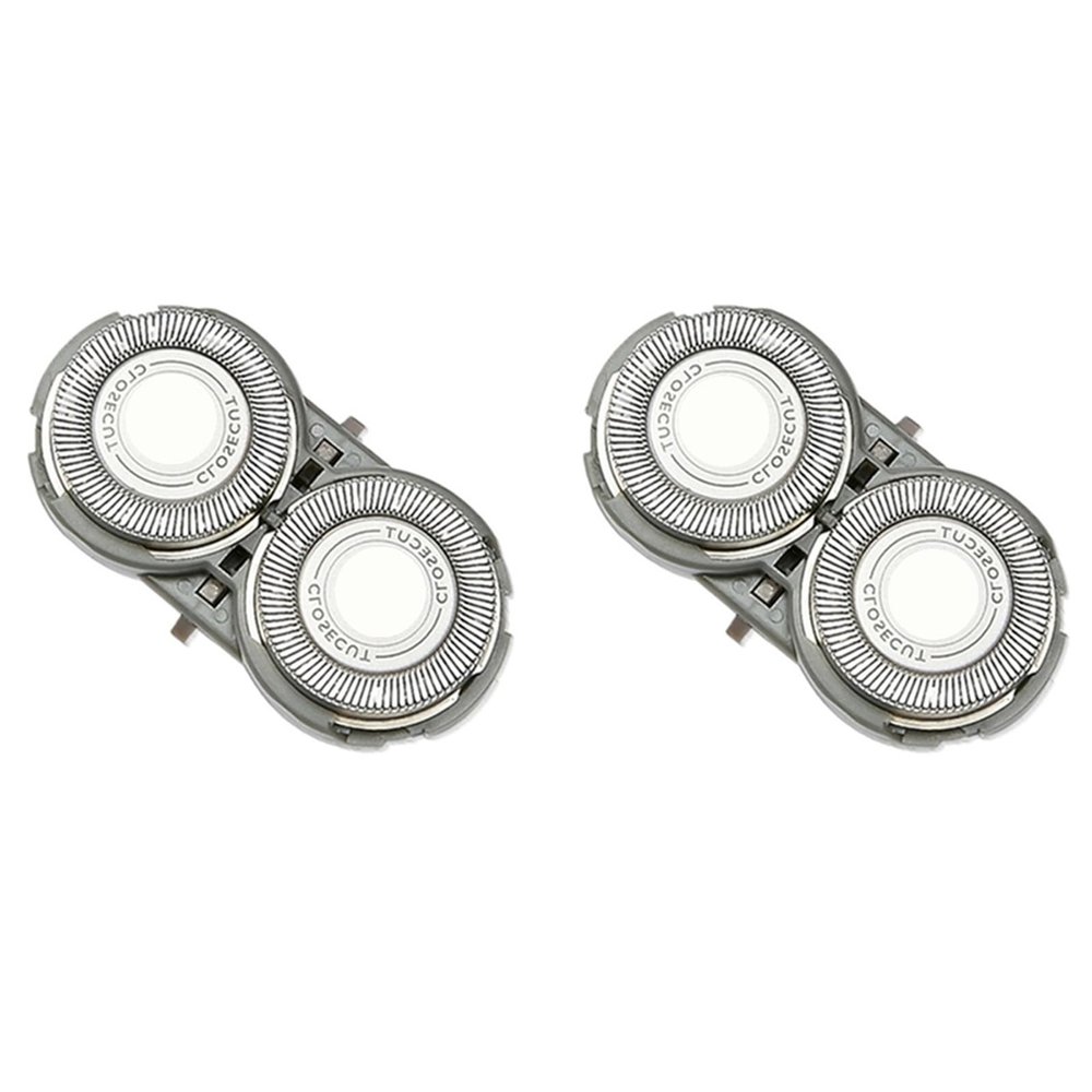 2X Stainless Steel Universal Razor Blades Shaving Heads with ABS Mount Holder Kit Replace The Shaving Head,Compatible for Philips PQ182 PQ183 PQ206