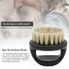 Boar Bristle Beard Brush - Beard Oil Applicator Brush, Boar Hair Beard Brush | Wooden Handle Beard Comb, Enhances Beard Texture, Reduces Frizz, Promotes Healthy Beard Growth For Beard Maintenance view 3
