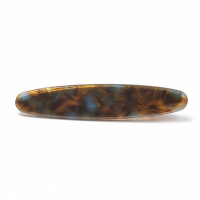 2019 Oval brooch, cellulose acetate, made in Italy.
