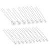IWOWHERO Pearl Hair Clips for Brides Silver Pearl Jewelry Hair Pin Bobby Pins Bridal Accessories view 1