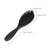 Mikinona Beard Grooming Tool Soft Bristle Hair and Beard Brush Dandruff Removal Styling Travel-friendly 2pcs view 2
