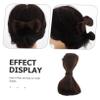 BIUDECO Women Bun Wig Butterfly Bow Comfortable Ancient Style Hair Accessory for Occasions Fake Wig and Hair Extensions view 3