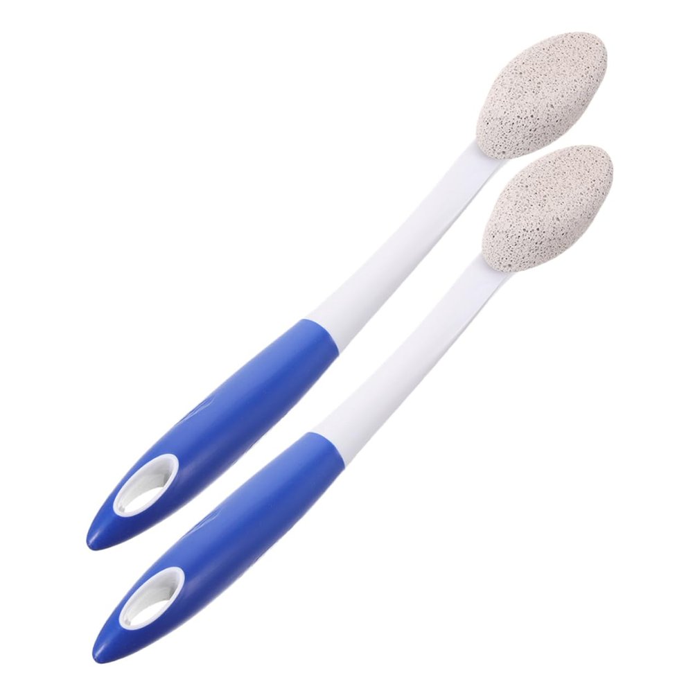 Beatifufu Foot Dead Skin Remover Tool 2-Piece Volcanic Stone Foot Scrubber for Soft Smooth Feet