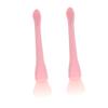BIUDECO 2pcs Silicone Face Mask Brush Dual-head Spoon Applicator for Skincare Reusable Beauty Tool for Face Masks Mixing and Makeup Application Stylish and Compact Design view 1