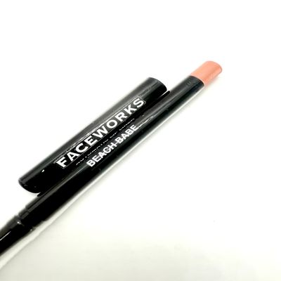 FACEWORKS HypoAllergenic Lip Stick Pencils (Beach Babe Automatic refine liner)