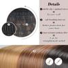BARSDAR Wrap Around Straight Ponytail Extensions - 26 Inch Long Straight Gray Ponytails for Women, Clip in Ponytail Hair Extensions Synthetic Pony Tails Hairpieces Daily - Silver Grey view 4