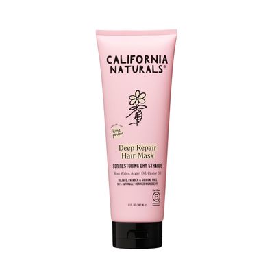 California Naturals Deep Repair Hair Mask, Deep Conditioner for Dry, Damaged Hair, Nautral, Vegan, Paraben and Sulfate Free, Hydrating and Conditioning, For Curly, Frizzy, All Hair Types, 12 fl oz