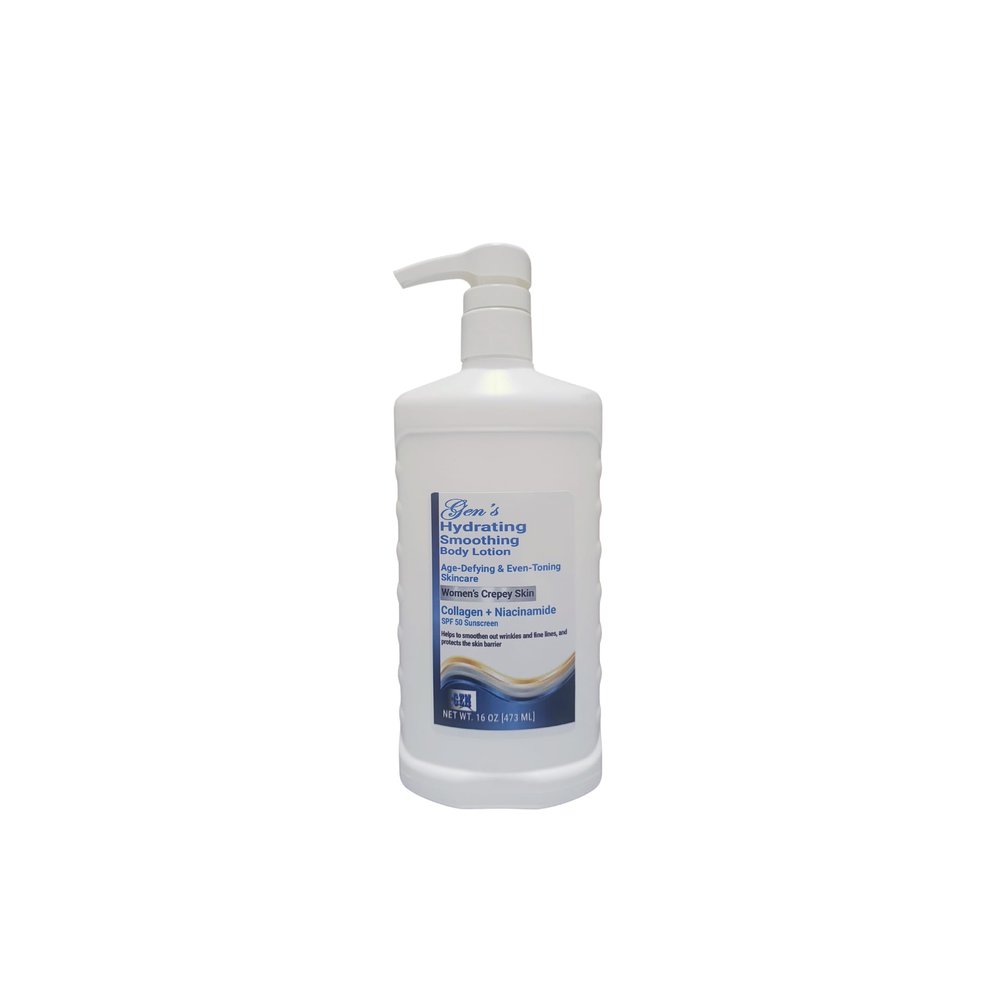 GEN Niacinamide 10 Body Lotion with SPF 50 for Women: Skin Firming and Strengthening Lotion, 16 Ounces