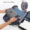 5sssallefaa Travel Business Toiletry Bag Waterproof Shaving Kit for Men Women Shower Bathroom Makeup Cosmetic Organizer Handbag (Gray 1) view 3