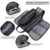 5sssallefaa Travel Business Toiletry Bag Waterproof Shaving Kit for Men Women Shower Bathroom Makeup Cosmetic Organizer Handbag (Gray 1) view 4