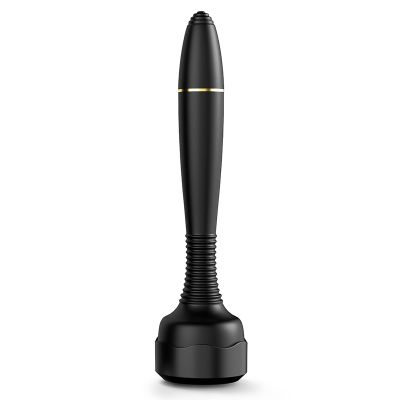 Derma Roller Stamp Microneedling Roller for Home Use - Men Women Micro Needling Roller Stamp 0.25mm - Black