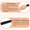 100PCS Disposable Eyeshadow Applicators, Dual Sides Sponge Tipped Oval Makeup Tool, Makeup Applicotors for Daily Beauty, Suitable for Home and Travel view 3