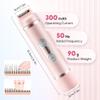 Shaver, 2025 New Bikini Trimmer, 2-in-1 Cordless Eletctric Shaver for Women, IPX7 Waterproof Wet and Dry Body Trimmer Razor for Facial Face Lip Chin Underarm Legs (Pink) view 3