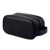 5sssallefaa Synthetic Leather Toiletry Bag Washing Shower Makeup Organizer Retro Wristlet Handbag Portable Cosmetic Case (D 1) view 1