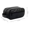 5sssallefaa Synthetic Leather Toiletry Bag Washing Shower Makeup Organizer Retro Wristlet Handbag Portable Cosmetic Case (D 1) view 2