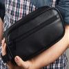 5sssallefaa Synthetic Leather Toiletry Bag Washing Shower Makeup Organizer Retro Wristlet Handbag Portable Cosmetic Case (D 1) view 4
