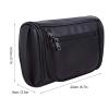 5sssallefaa Men Waterproof Travel Toiletry Beautician Wash Bag Bathroom Leather Business Shaving Bag Ladies Shower Bag with Sturdy Handle (D 1) view 2