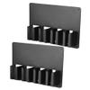 Beaupretty 2pcs Wall-Mounted Hair Clipper Holder Hair Tool Organizer for Salons Space-Saving Scissor Storage Easy Access Hairdresser Clipper Rack view 1