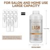 600ml Lash Shampoo Bulk, Eyelash Cleanser for Extensions, Gentle Sodium Cocoyl Alaninate Formula for Sensitive Skin, Non-Irritating Makeup Remover, Best for Salon and Home Use (600ml) view 2