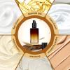 Segbeauty 2 Pack 100ml Empty Refillable Glass Bottles, 3.38oz Leakproof Pump Bottles Lotion Dispenser Bottle Travel Size Lotion Container for Essential Oil Blends Cream Gradient Brown view 3