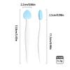 4pcs Silicone Lip Scrub Brush, Double-Sided Lip Exfoliator for Women & Men, Lip Cleaning Tool for Dead Skin Removal, Mini Portable Lip Scrubber for Smoother Lips, Pink, Green, Red & White view 2