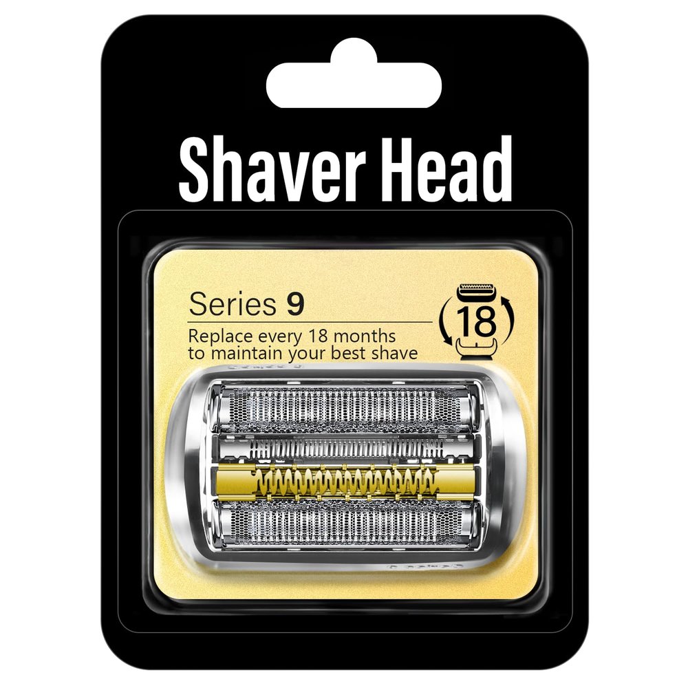 Pinkind 92S Replacement Shaver Head for Braun Series 9, Shaving Razor Head Suitable for Braun S9 9290cc, 9291cc, 9370cc, 9293s, 9385cc, 9390cc, 9330s, 9296cc ect Electric Shaver