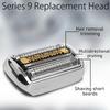 Pinkind 92S Replacement Shaver Head for Braun Series 9, Shaving Razor Head Suitable for Braun S9 9290cc, 9291cc, 9370cc, 9293s, 9385cc, 9390cc, 9330s, 9296cc ect Electric Shaver view 4