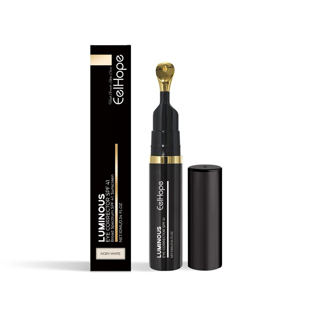 Dark Circle Concealer Cream  Lightweight, Hydrating Eye Concealer for Daily Use, Moisturizing, Brightening and Covering Under-Eye Circles (Ivory)