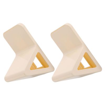 Beaupretty 2pcs Wall-Mounted Foot Rest for Shower Easy Installation Foot Pedal for Shaving Legs Non- Design for Seniors and Pregnant Women