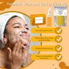 Turmeric Wash and Care 3 Piece Set, Turmeric Trio: Kojic Soap Bar/Facial Pads/Face Cleansing Wash with Brush, Jabon de Curcuma, Tumeric Soap Facial Cleaner Skincare Three Set for Face & Body (A) view 2