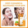Turmeric Wash and Care 3 Piece Set, Turmeric Trio: Kojic Soap Bar/Facial Pads/Face Cleansing Wash with Brush, Jabon de Curcuma, Tumeric Soap Facial Cleaner Skincare Three Set for Face & Body (A) view 4