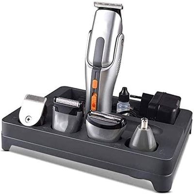 IPWVNFKA 5 in 1 Mens Grooming Kit Professional Beard Trimmer Rechargeable Hair Clippers Multi-Purpose Mustache Trimmer Waterproof Nose& Ear Body Trimmer for Men Father Husband Boyfriend