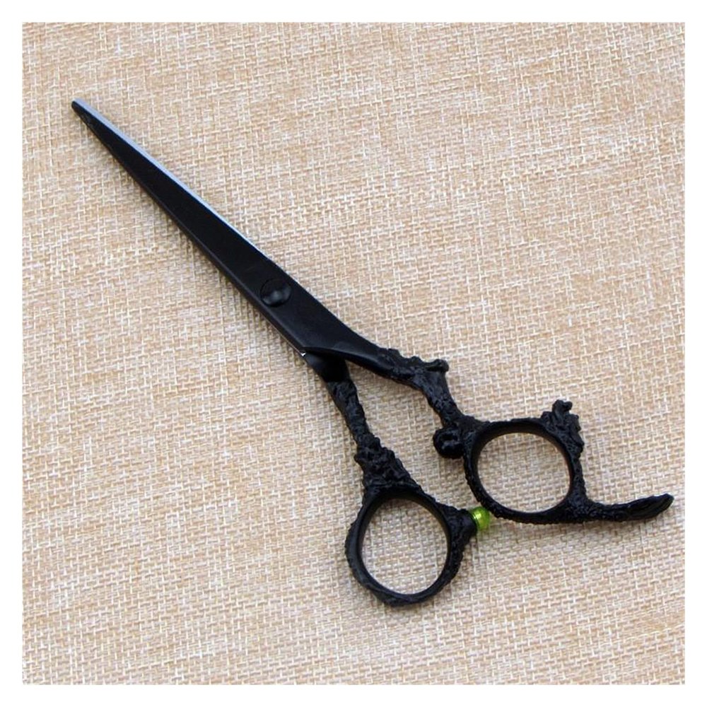 5.5 Inch 6 Inch Black Dragon Hair Cuttinghaircutting Scissors Haircut Thinning Haircuthaircutting Scissors Flat Cut Hairdressinghaircutting Scissors Hair Cutting Shears,5.5 Inch Set (5.5 Inch Cutting