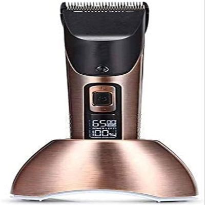 IPWVNFKA Professional Hair Clippers Cordless Hair Trimmer Rechargeable Beard Trimmer Electric LED Display Haircut Kit for Men and Family Use with Charging Dock 4 Guide Combs