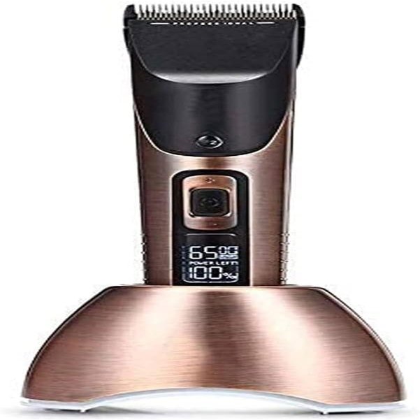 IPWVNFKA Professional Hair Clippers Cordless Hair Trimmer Rechargeable Beard Trimmer Electric LED Display Haircut Kit for Men and Family Use with Charging Dock 4 Guide Combs