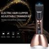 IPWVNFKA Professional Hair Clippers Cordless Hair Trimmer Rechargeable Beard Trimmer Electric LED Display Haircut Kit for Men and Family Use with Charging Dock 4 Guide Combs view 3