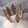 Lsrskkmn Crystal Vintage Queen Tiaras and Crowns Pageant Prom Diadem Hair Ornaments Wedding Hair Jewelry Accessories view 4