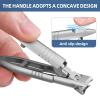 Characteristic Rocket Shaped Nail Clippers, Sharp and Durable Stainless Steel Nail Clippers, no Splashing and self Collecting, Suitable for Trimming Thick Nails or Hard toenails with Nail filests view 4