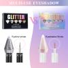 MooGlamor 6 Pcs Liquid Glitter Eyeshadow Set Colorful Eyeliner with Long-Lasting and Waterproof Shinning Eye Shadow Gift for Women Eye Makeup(Diamond A) view 3