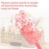 4Pack Back Scrubber for Shower Loofah with Long Handle, Shower Brush for Body, 17 Loofah on a Stick for Men Women Bathing Accessories, Scrubber Sponge for Exfoliating Bath Brushes (Beige & Pink) view 2