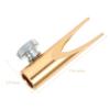 Veemoon Eyebrow Pencil Sharpener Metal Manual Sharpener with Dual U-Shaped Slots for Sharpening for Eyebrow and Eye Pencils for Home and Travel Use view 2