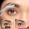 JIEYAO Eyebrow Trimmer Scissors with Comb, Stainless Steel Eyebrow Grooming Scissors with Brush for Women Men Brow Trimmer Scissors for Precise Eyebrow Shaping view 2