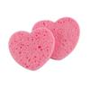 10PCS Makeup Removal Sponge Heart Shaped Cellulose Sponge Cotton Face Washing Cleansing Sponge Cosmetic Puff view 1