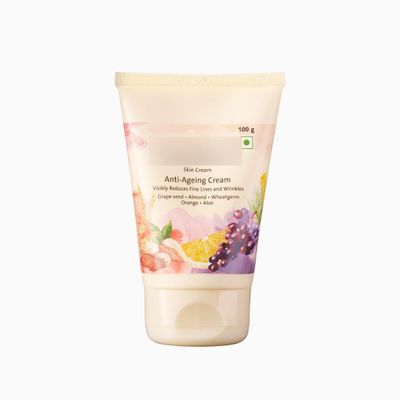 Anti Ageing Skin Cream, Youthful & Glowing Skin, With The Blend Of Pure Herbal Oils, Reduces Fine Lines, Wrinkles, Pigmentation, Dark Spots, Suitable For All Skin Types - (Pack Of 1, 100Gm)