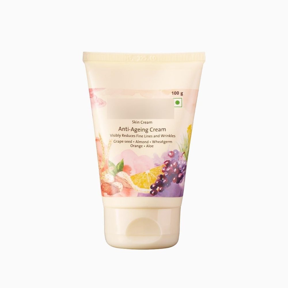Anti Ageing Skin Cream, Youthful & Glowing Skin, With The Blend Of Pure Herbal Oils, Reduces Fine Lines, Wrinkles, Pigmentation, Dark Spots, Suitable For All Skin Types - (Pack Of 1, 100Gm)