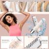 ZTIKSNYU Bikini Trimmer for Women 2 in 1 Beauty Hair Shaver Underarm Women's Body Leg Arm Face Shavers Razor for Travel Cordless - White view 3