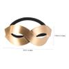 FRCOLOR 2pcs High Elasticity Hair Ties for Women Glossy Finish Ponytail Cuffs Elastic Hair Accessories for Stylish High Ponytails Elegant view 2