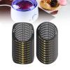 100pcs Wax Collars for Wax Pot, Disposable Wax Warmer Liners, 50pcs Round+50pcs Quadrate Wax Warmer Collars Compatible with Most Wax Heaters view 1
