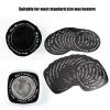 100pcs Wax Collars for Wax Pot, Disposable Wax Warmer Liners, 50pcs Round+50pcs Quadrate Wax Warmer Collars Compatible with Most Wax Heaters view 2