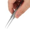 Tweezers, Maintenance Tweezer Craft Tweezers Fine Tweezers 0.15mm Pointed Tip Fine Point Tweezers for Microscope Fingerprint Flyline view 3